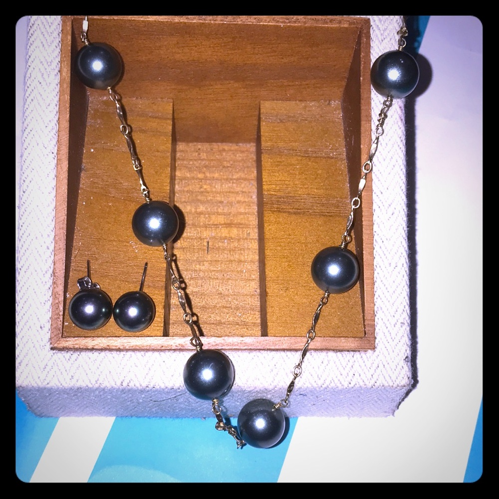 Tahitian pearl set